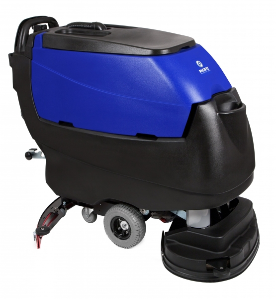 S28 DISK SCRUBBER W/URET BLADES,  BATTERY SHIELD